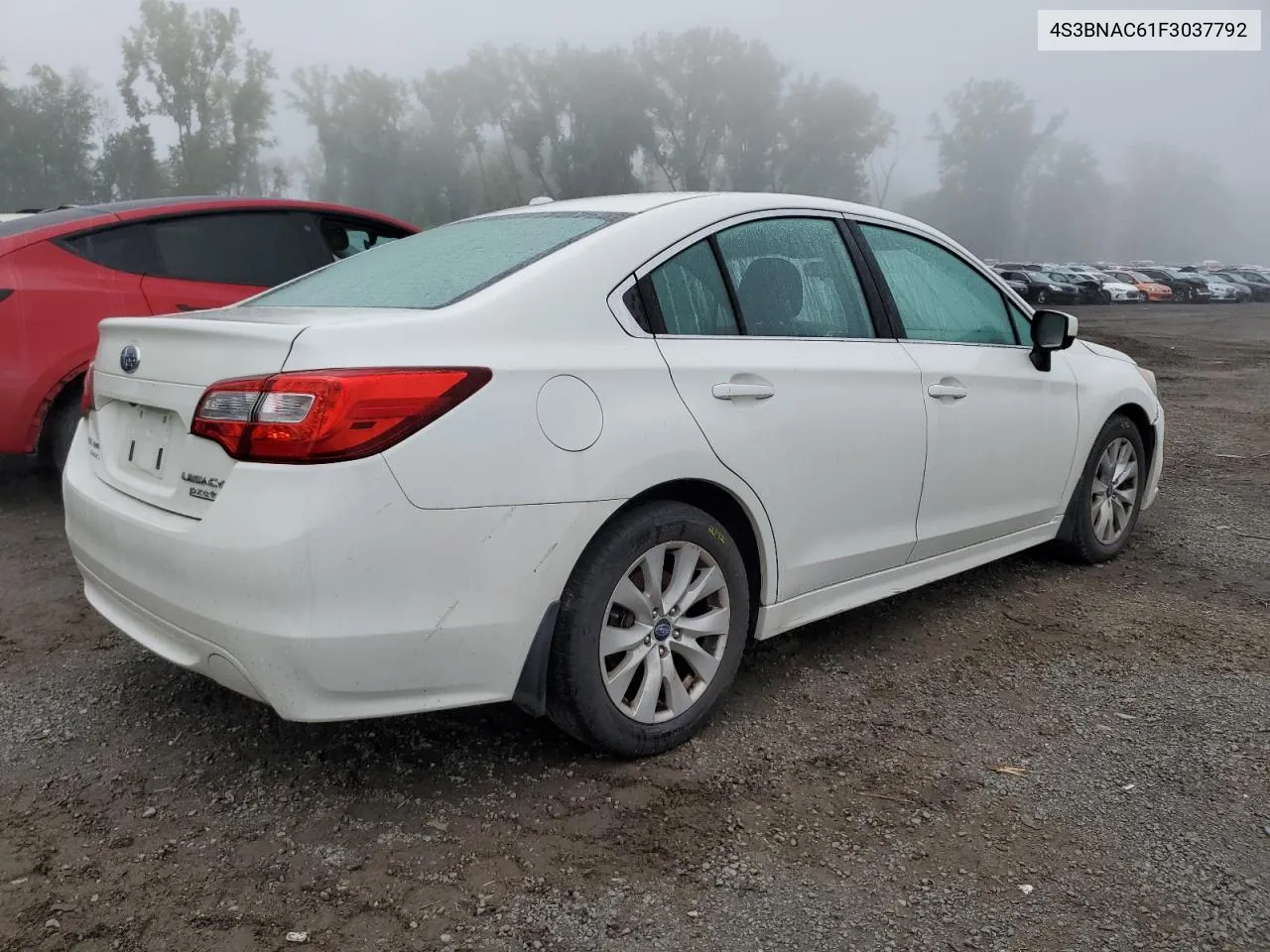 2015 Subaru Legacy 2.5I Premium VIN: 4S3BNAC61F3037792 Lot: 68985364