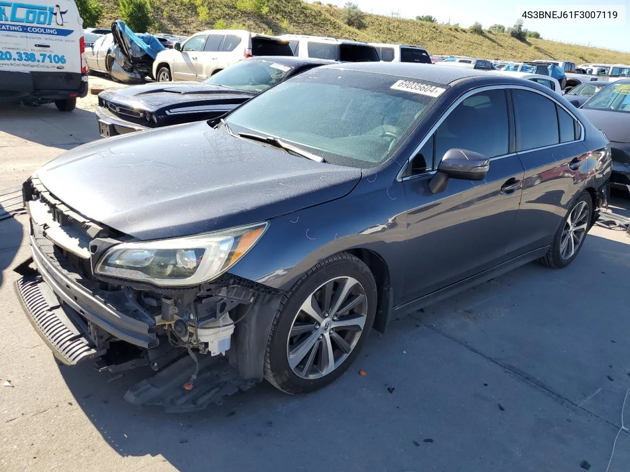 2015 Subaru Legacy 3.6R Limited VIN: 4S3BNEJ61F3007119 Lot: 69035604