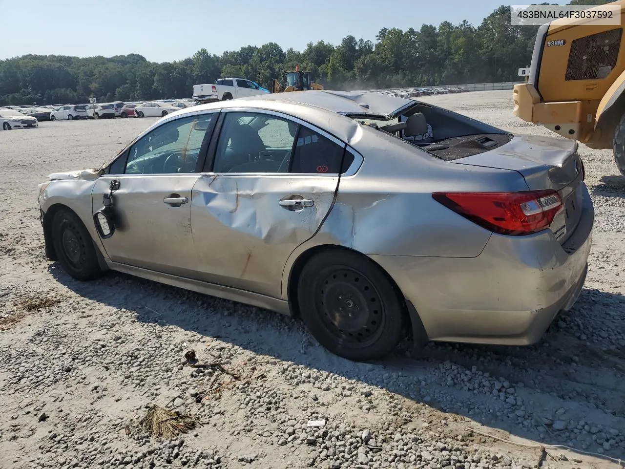 2015 Subaru Legacy 2.5I Limited VIN: 4S3BNAL64F3037592 Lot: 69368214