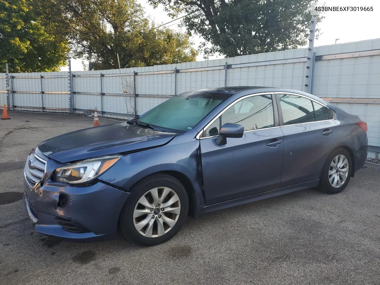 2015 Subaru Legacy 2.5I Premium VIN: 4S3BNBE6XF3019665 Lot: 70707694