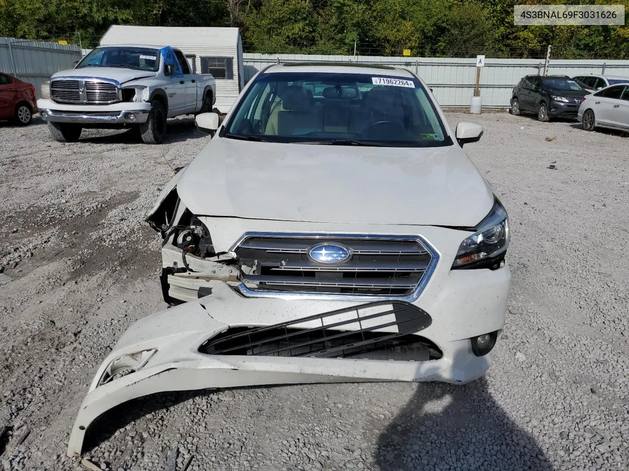 2015 Subaru Legacy 2.5I Limited VIN: 4S3BNAL69F3031626 Lot: 71962264