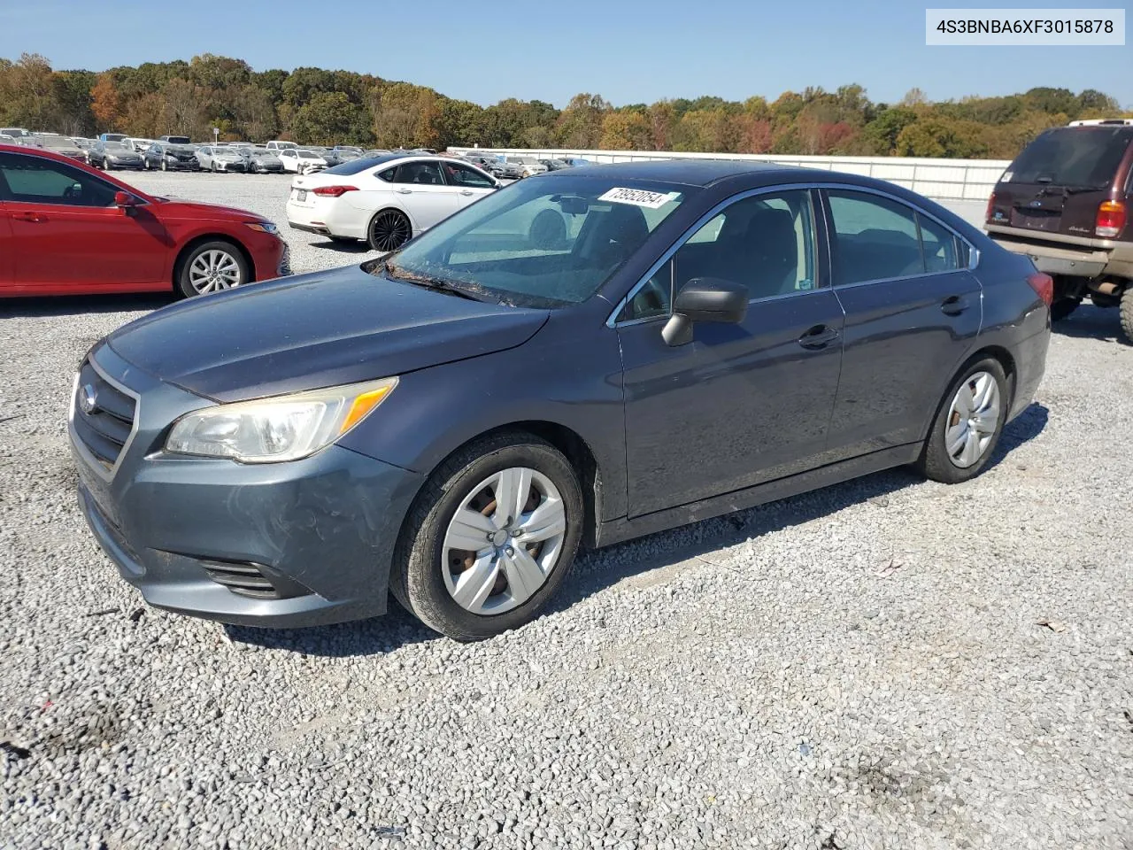 2015 Subaru Legacy 2.5I VIN: 4S3BNBA6XF3015878 Lot: 73952054