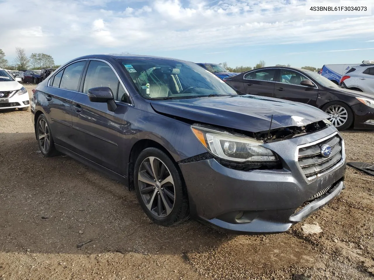 2015 Subaru Legacy 2.5I Limited VIN: 4S3BNBL61F3034073 Lot: 74457404