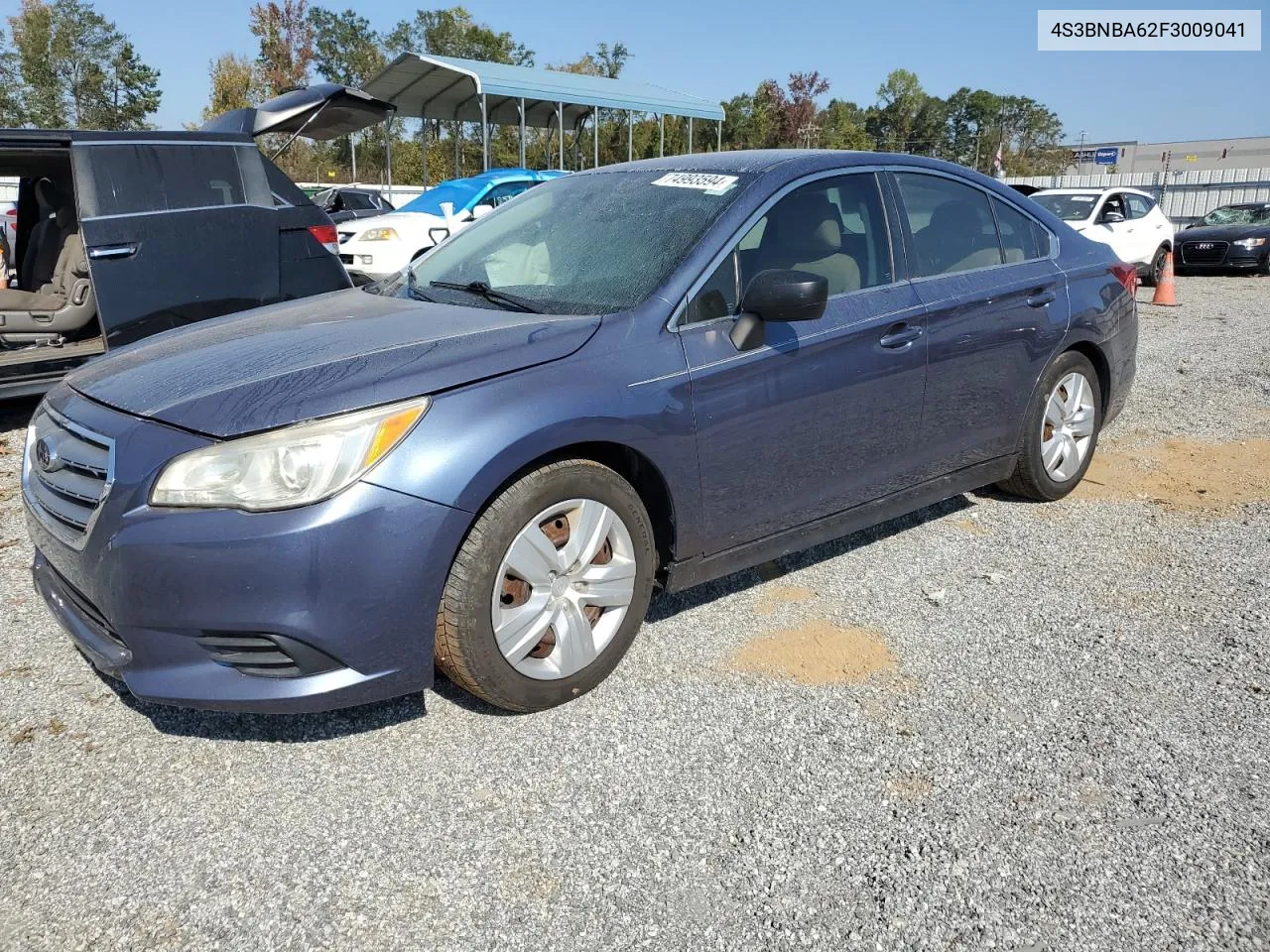 2015 Subaru Legacy 2.5I VIN: 4S3BNBA62F3009041 Lot: 74993594