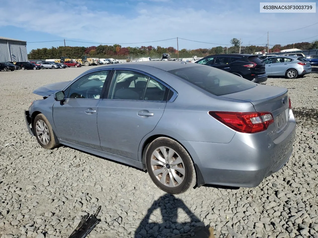 2015 Subaru Legacy 2.5I Premium VIN: 4S3BNAC63F3003739 Lot: 76042084