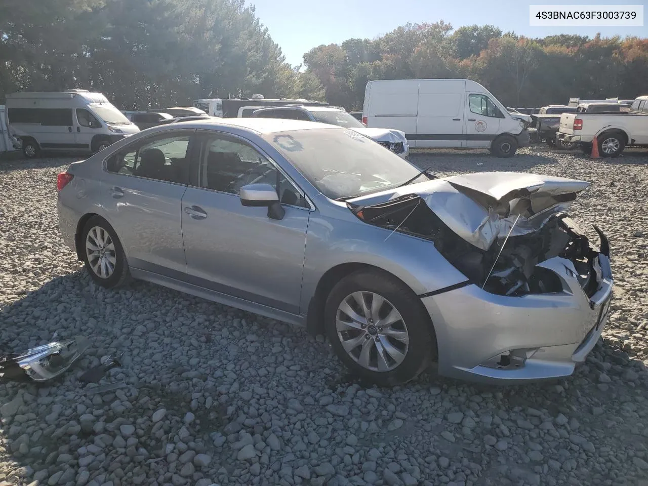 2015 Subaru Legacy 2.5I Premium VIN: 4S3BNAC63F3003739 Lot: 76042084