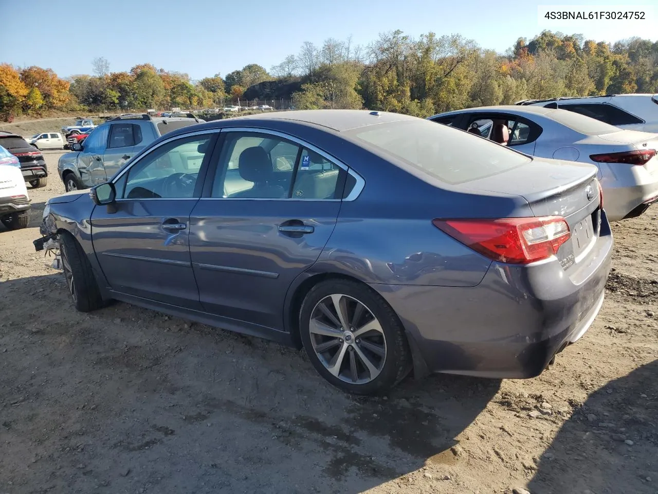 2015 Subaru Legacy 2.5I Limited VIN: 4S3BNAL61F3024752 Lot: 76127144