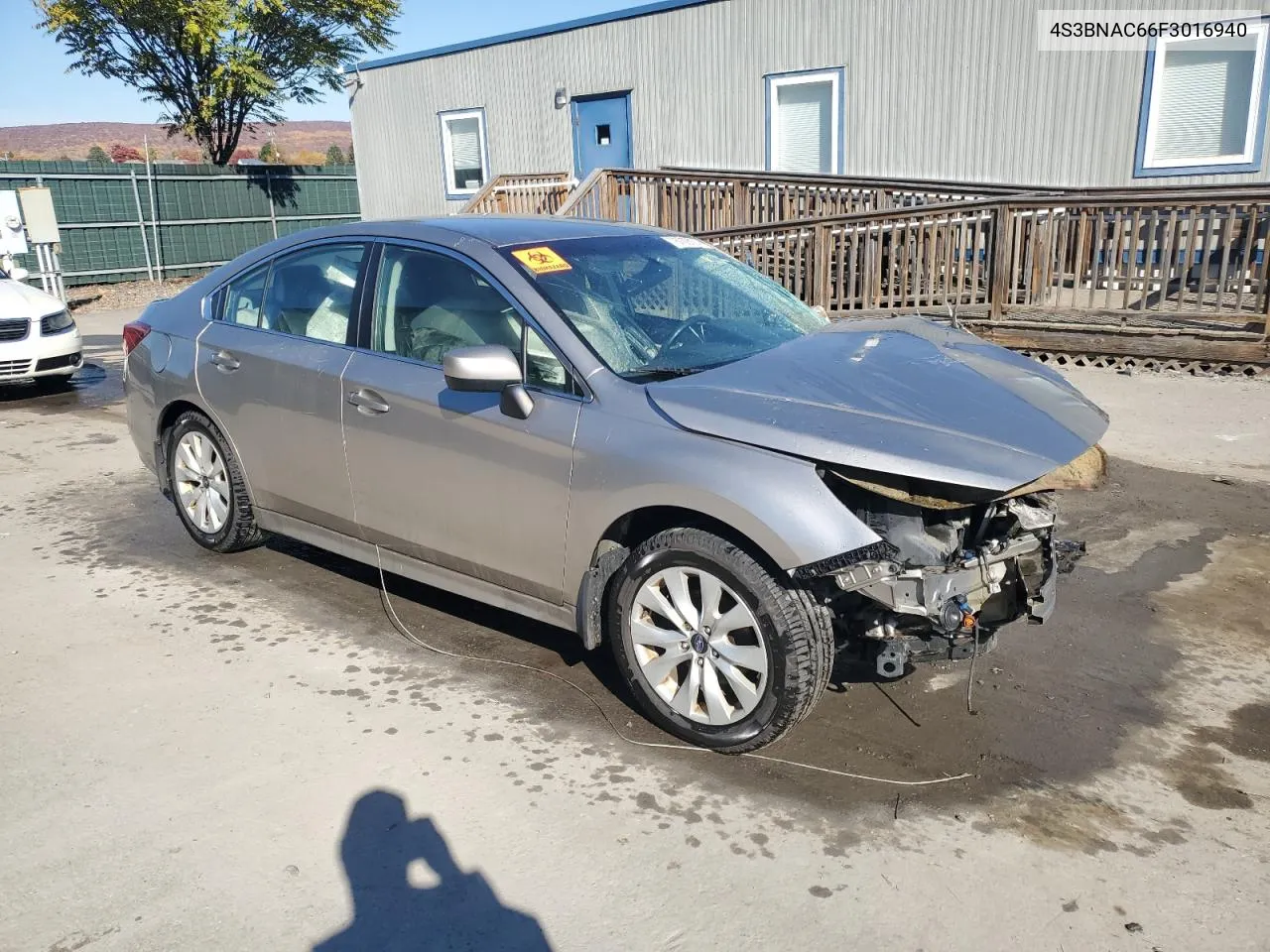 2015 Subaru Legacy 2.5I Premium VIN: 4S3BNAC66F3016940 Lot: 76702974