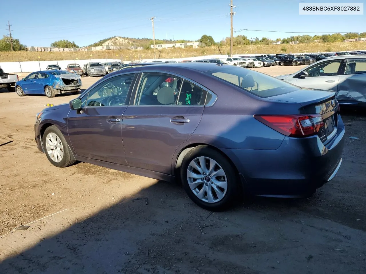 2015 Subaru Legacy 2.5I Premium VIN: 4S3BNBC6XF3027882 Lot: 76763904