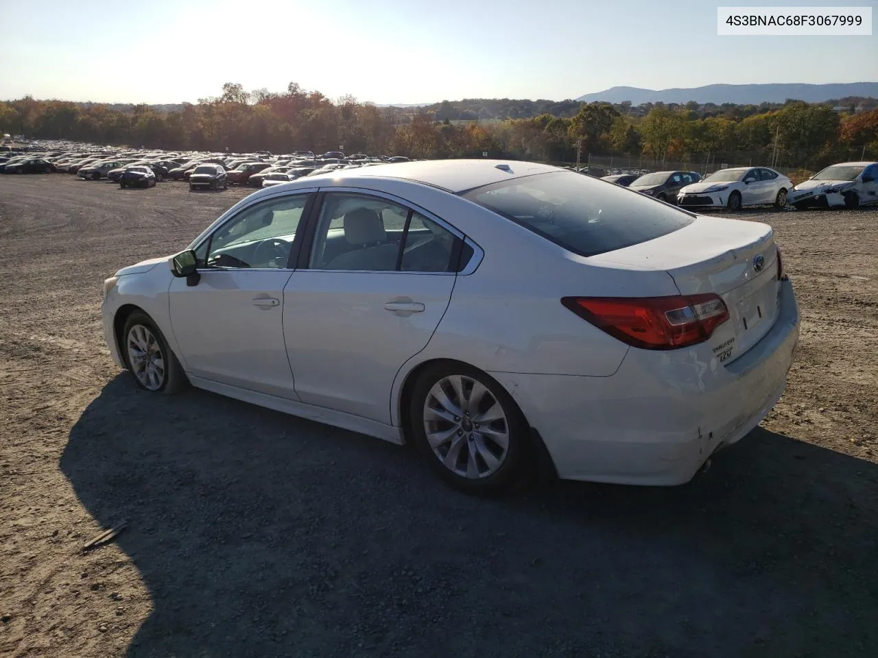 2015 Subaru Legacy 2.5I Premium VIN: 4S3BNAC68F3067999 Lot: 77031764