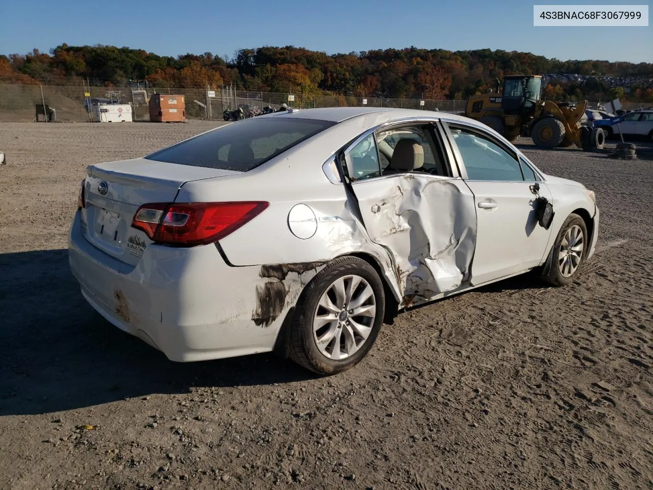 2015 Subaru Legacy 2.5I Premium VIN: 4S3BNAC68F3067999 Lot: 77031764