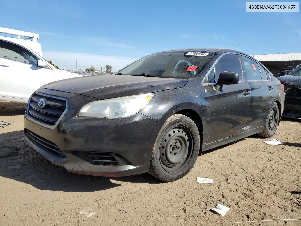 2015 Subaru Legacy 2.5I VIN: 4S3BNAA62F3004657 Lot: 77665994