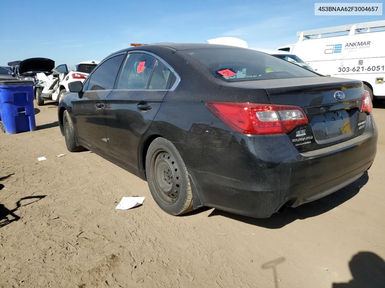 2015 Subaru Legacy 2.5I VIN: 4S3BNAA62F3004657 Lot: 77665994