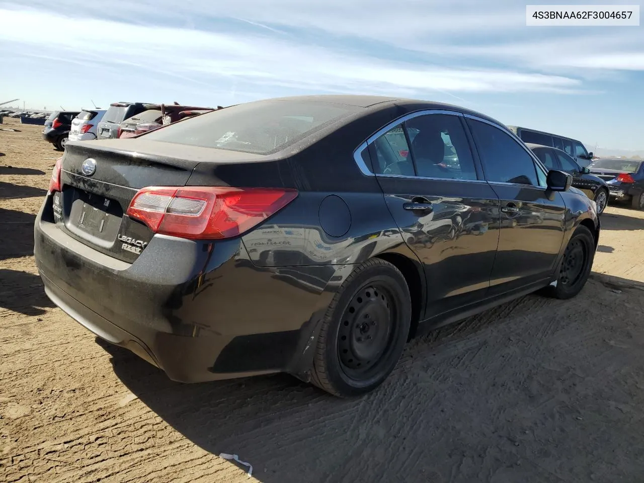 2015 Subaru Legacy 2.5I VIN: 4S3BNAA62F3004657 Lot: 77665994