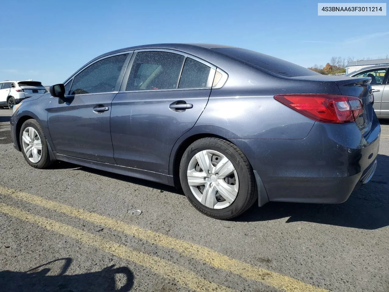 2015 Subaru Legacy 2.5I VIN: 4S3BNAA63F3011214 Lot: 78179834