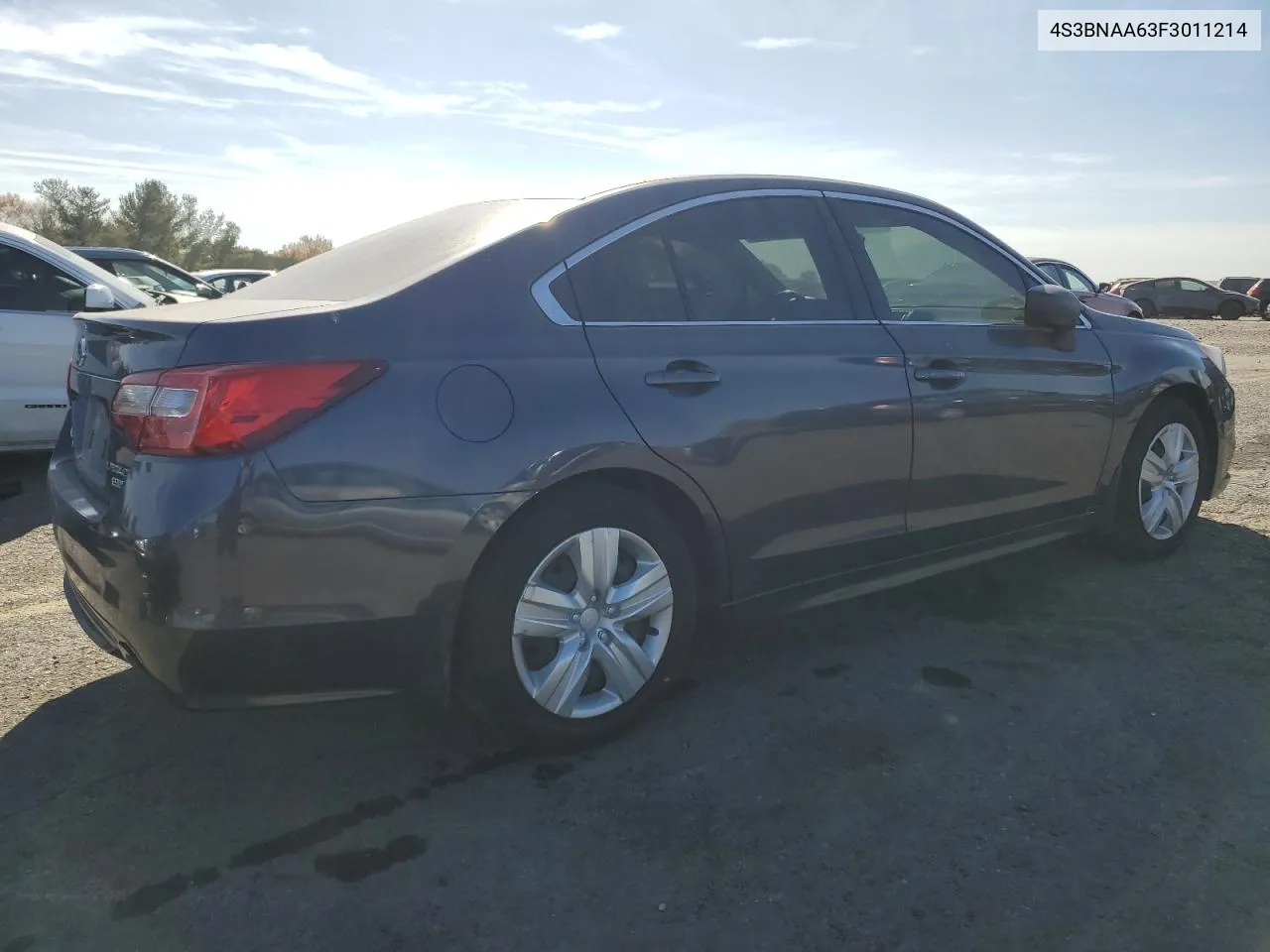 2015 Subaru Legacy 2.5I VIN: 4S3BNAA63F3011214 Lot: 78179834