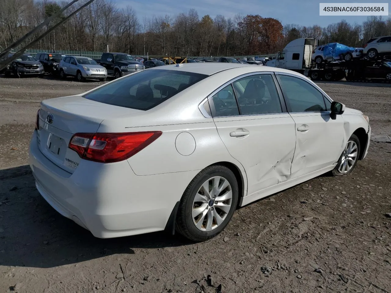 2015 Subaru Legacy 2.5I Premium VIN: 4S3BNAC60F3036584 Lot: 78466454