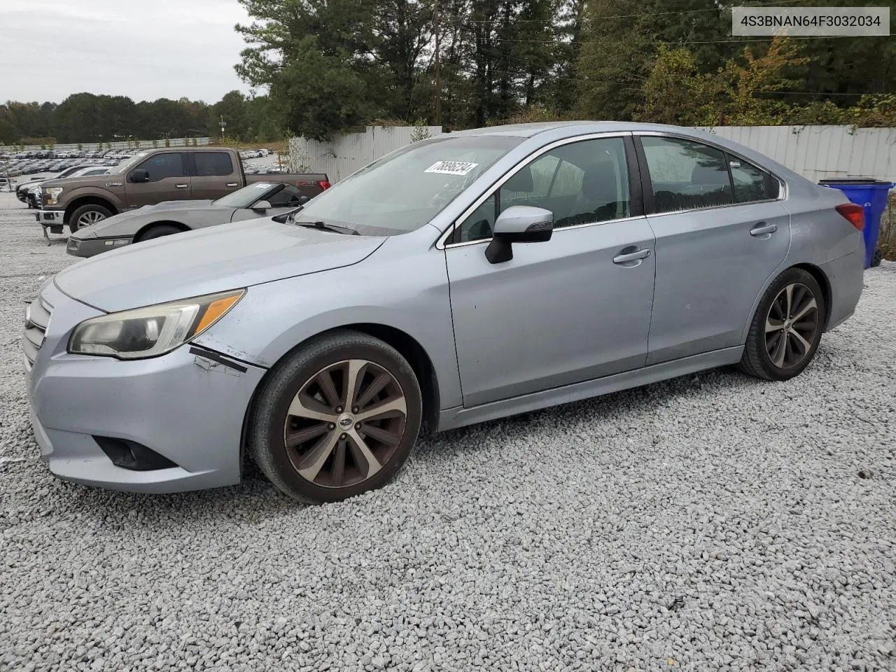 2015 Subaru Legacy 2.5I Limited VIN: 4S3BNAN64F3032034 Lot: 78896234