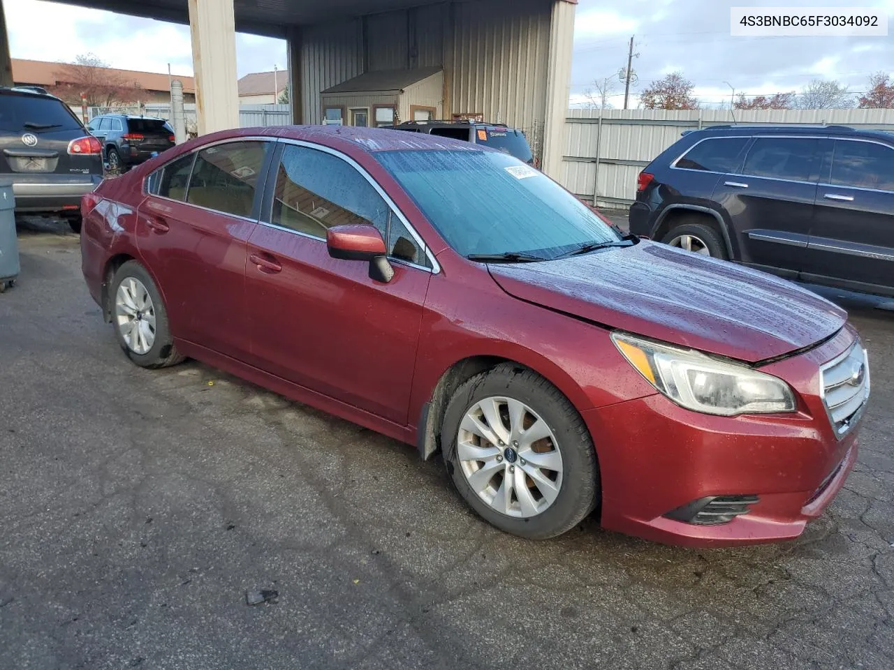 2015 Subaru Legacy 2.5I Premium VIN: 4S3BNBC65F3034092 Lot: 79468434