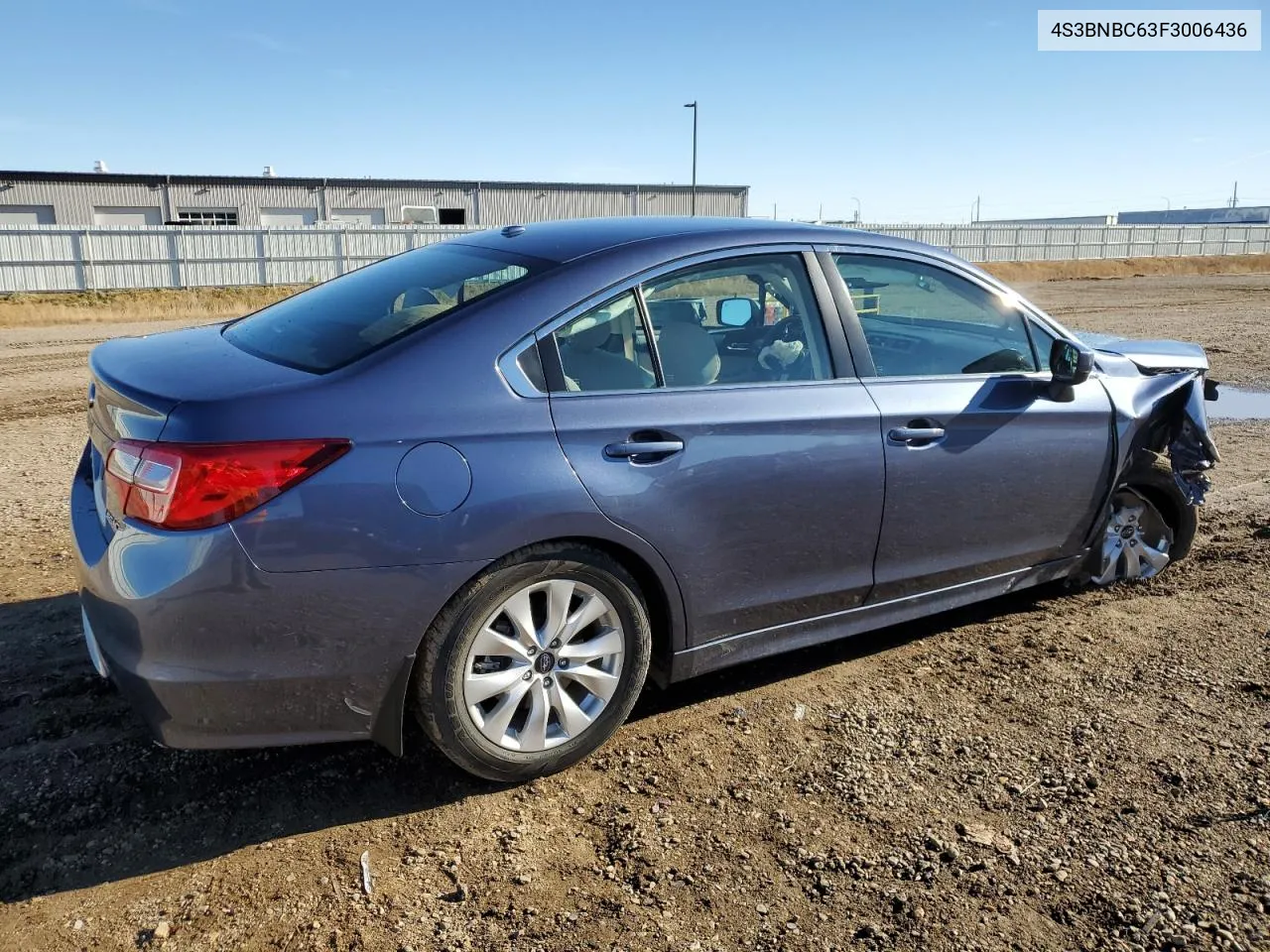 2015 Subaru Legacy 2.5I Premium VIN: 4S3BNBC63F3006436 Lot: 79835294