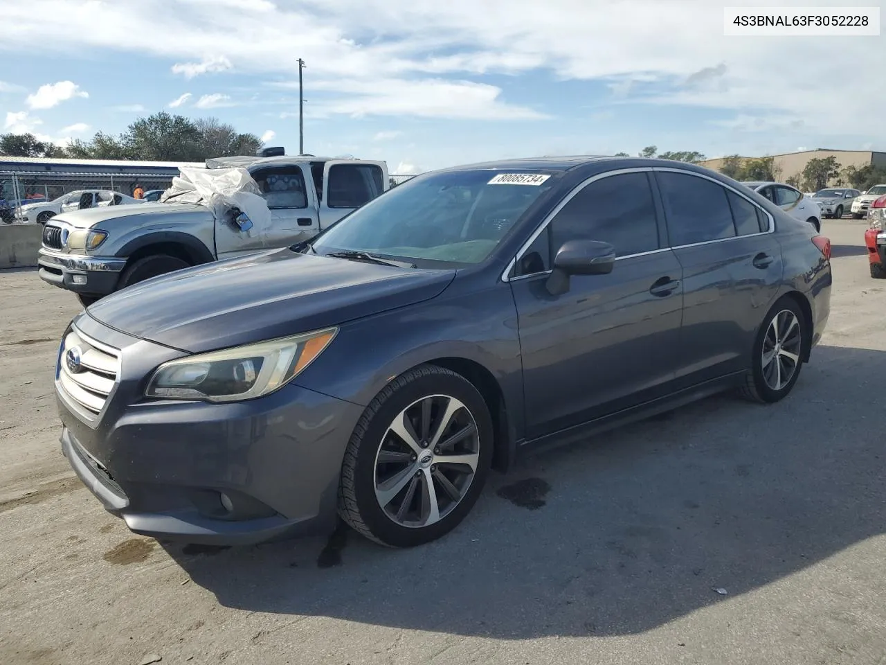 2015 Subaru Legacy 2.5I Limited VIN: 4S3BNAL63F3052228 Lot: 80085734