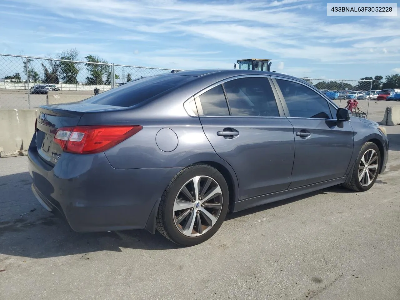 2015 Subaru Legacy 2.5I Limited VIN: 4S3BNAL63F3052228 Lot: 80085734