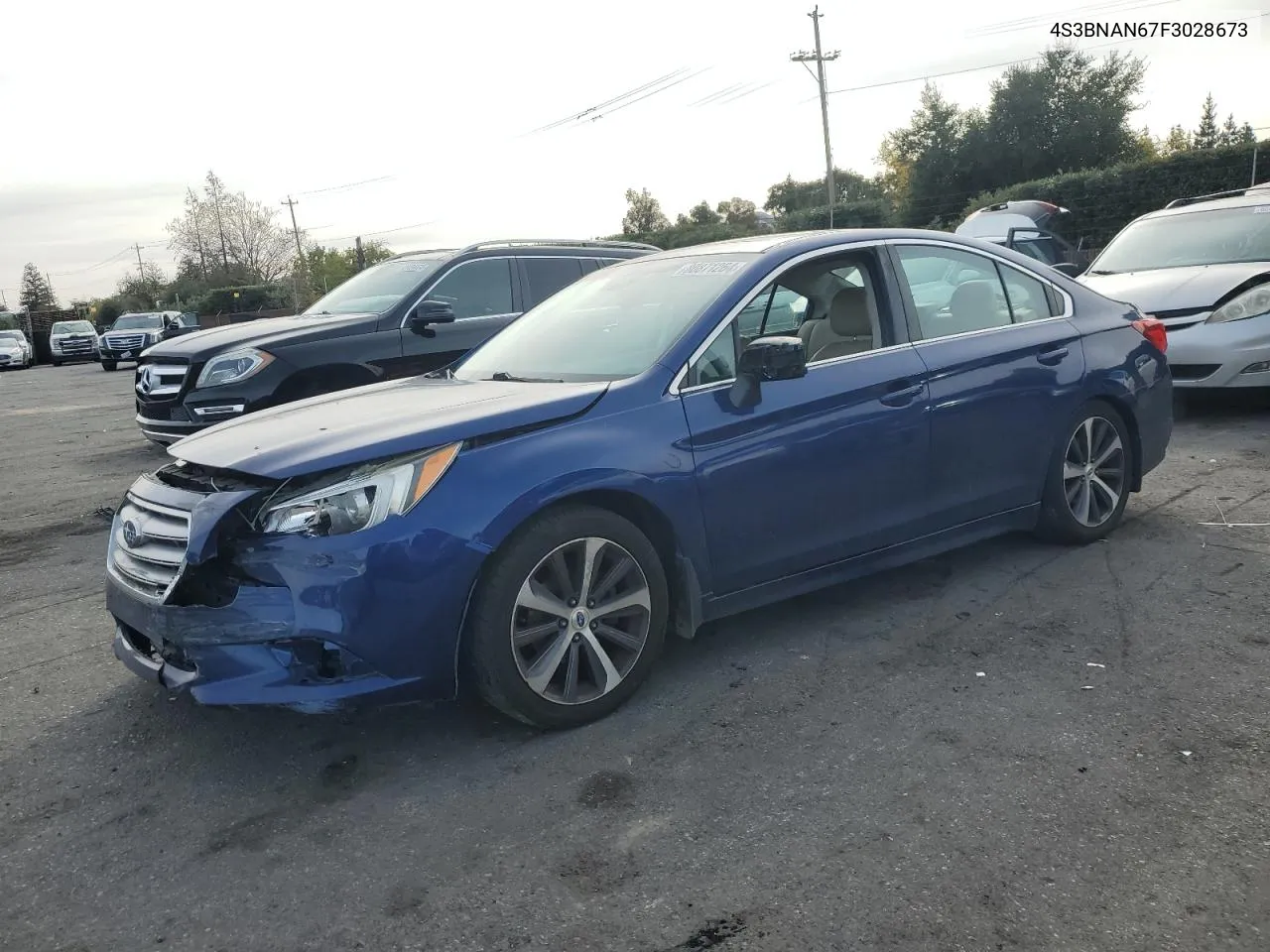 2015 Subaru Legacy 2.5I Limited VIN: 4S3BNAN67F3028673 Lot: 80871264