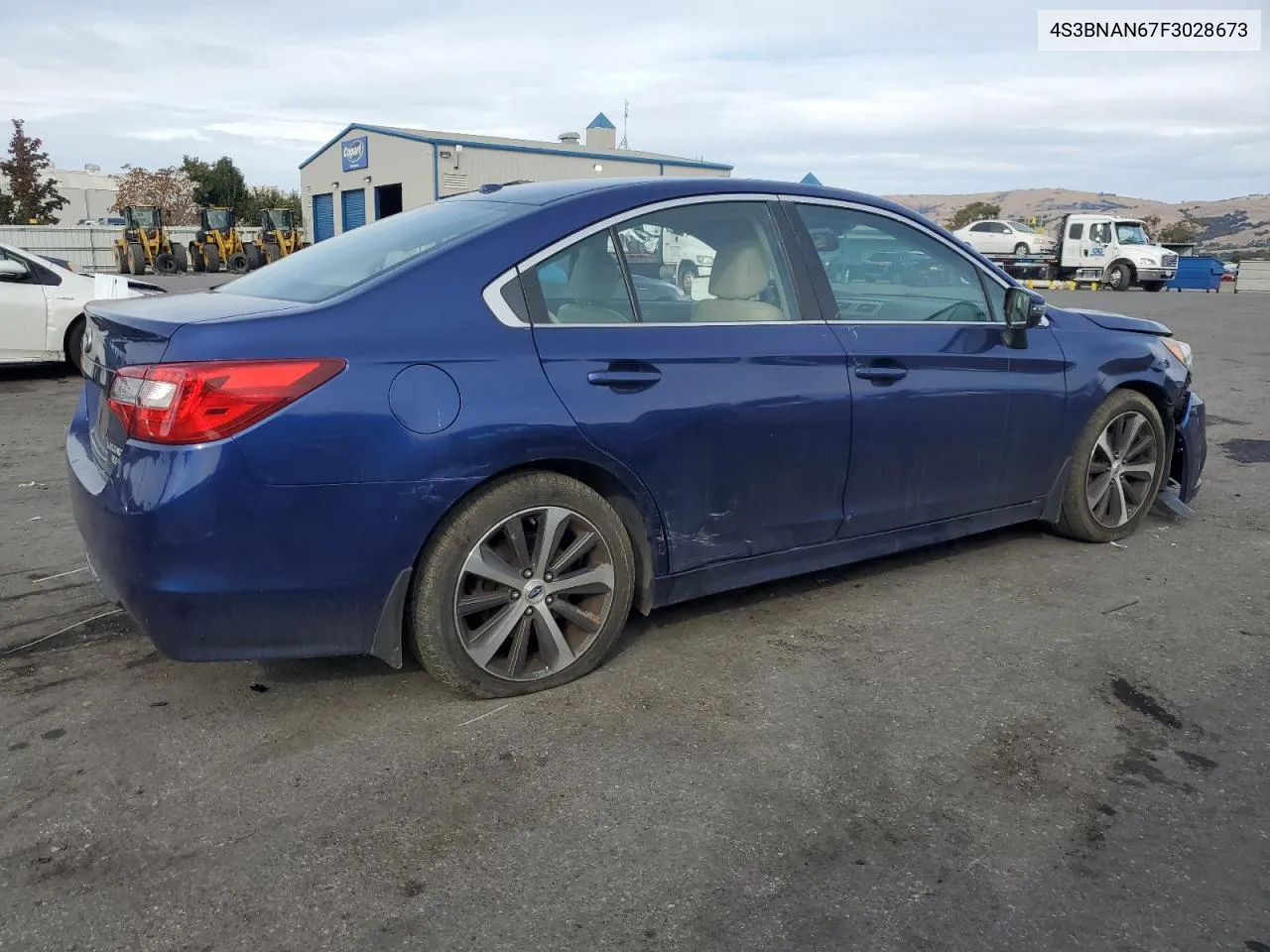 2015 Subaru Legacy 2.5I Limited VIN: 4S3BNAN67F3028673 Lot: 80871264