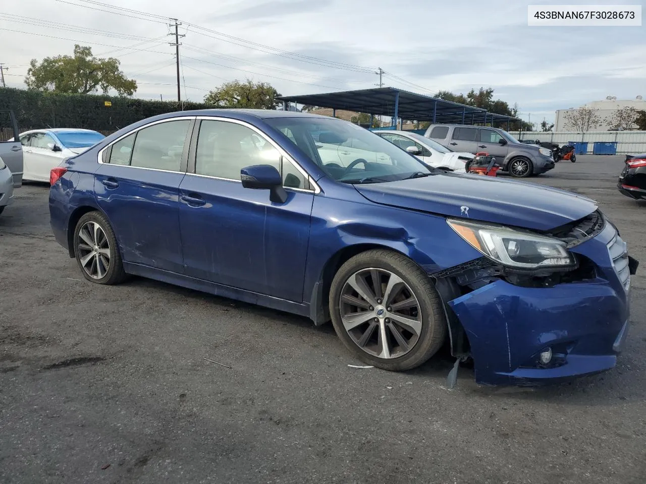 2015 Subaru Legacy 2.5I Limited VIN: 4S3BNAN67F3028673 Lot: 80871264