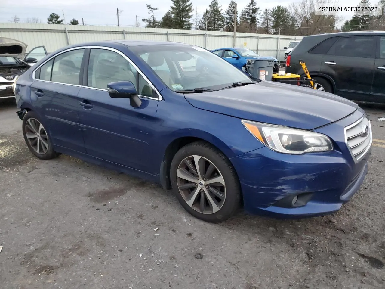 2015 Subaru Legacy 2.5I Limited VIN: 4S3BNAL60F3075322 Lot: 80940214