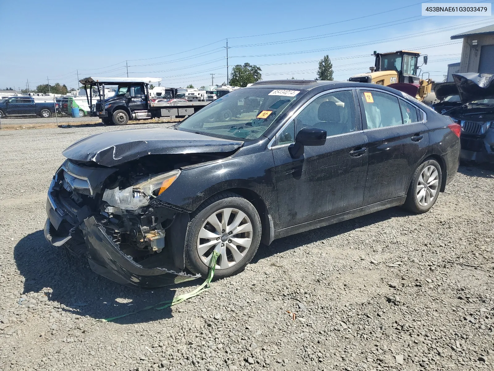 2016 Subaru Legacy 2.5I Premium VIN: 4S3BNAE61G3033479 Lot: 65434014