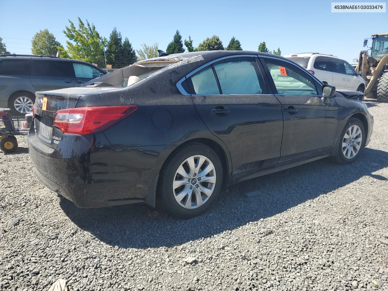 2016 Subaru Legacy 2.5I Premium VIN: 4S3BNAE61G3033479 Lot: 65434014