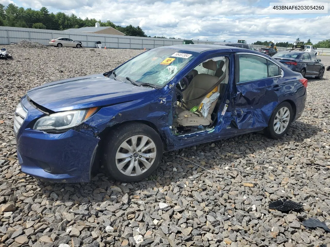 2016 Subaru Legacy 2.5I Premium VIN: 4S3BNAF62G3054260 Lot: 66497384