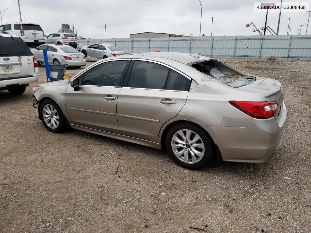 2016 Subaru Legacy 2.5I Premium VIN: 4S3BNAD61G3008468 Lot: 67135064