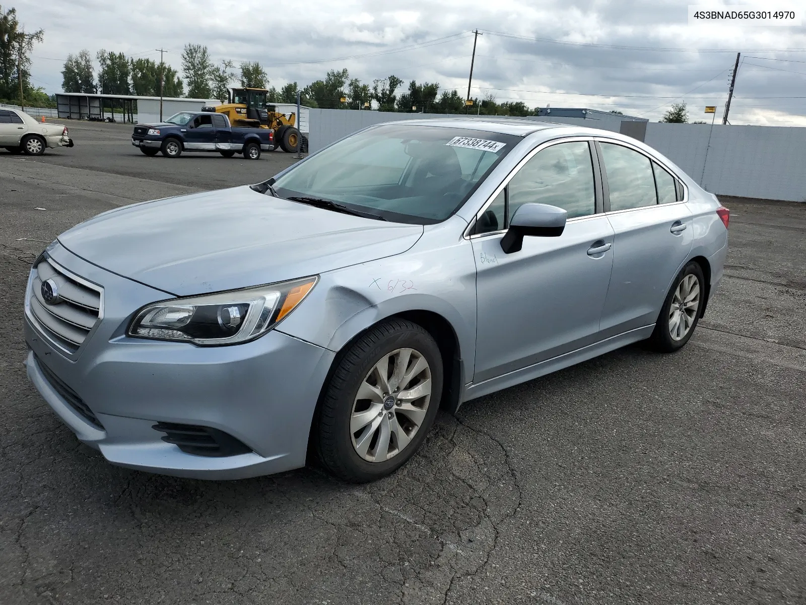 2016 Subaru Legacy 2.5I Premium VIN: 4S3BNAD65G3014970 Lot: 67338744