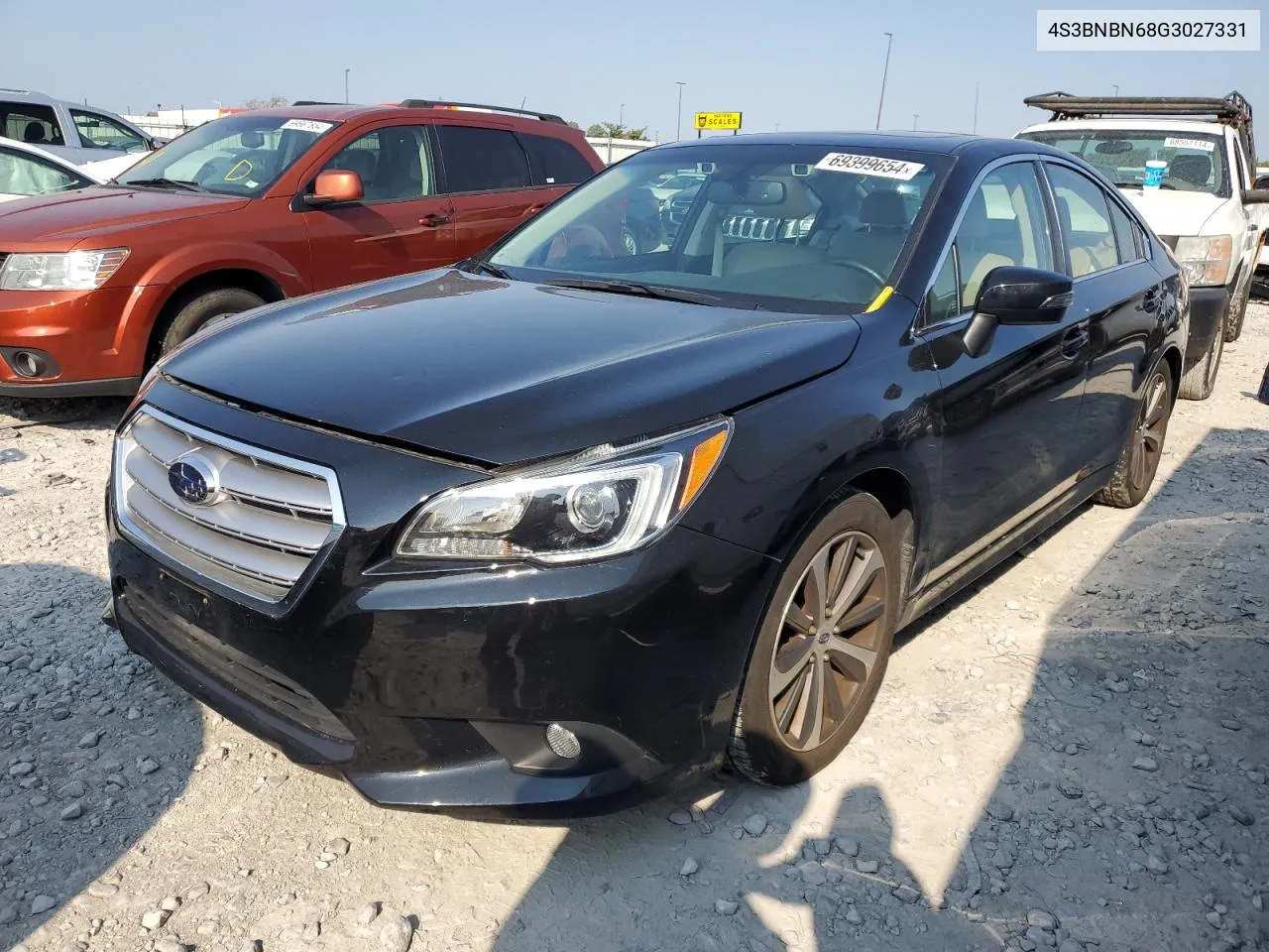 2016 Subaru Legacy 2.5I Limited VIN: 4S3BNBN68G3027331 Lot: 69399654