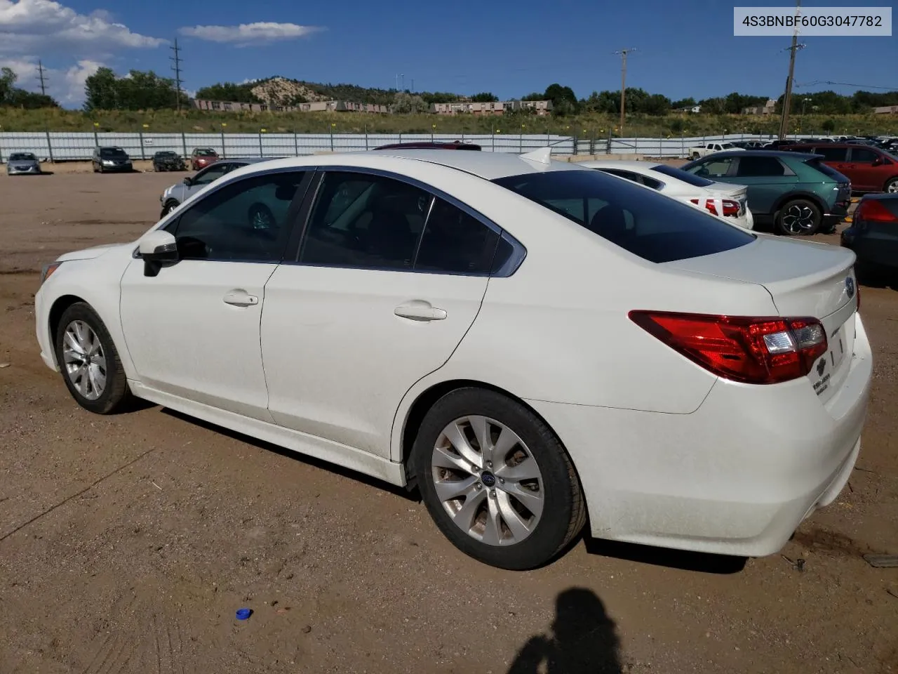 2016 Subaru Legacy 2.5I Premium VIN: 4S3BNBF60G3047782 Lot: 70146154