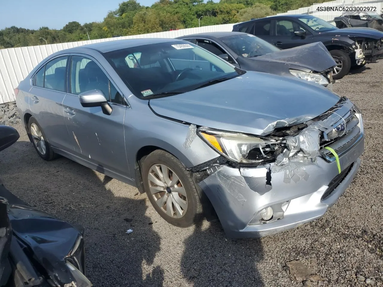 2016 Subaru Legacy 2.5I Premium VIN: 4S3BNAC62G3002972 Lot: 70409644