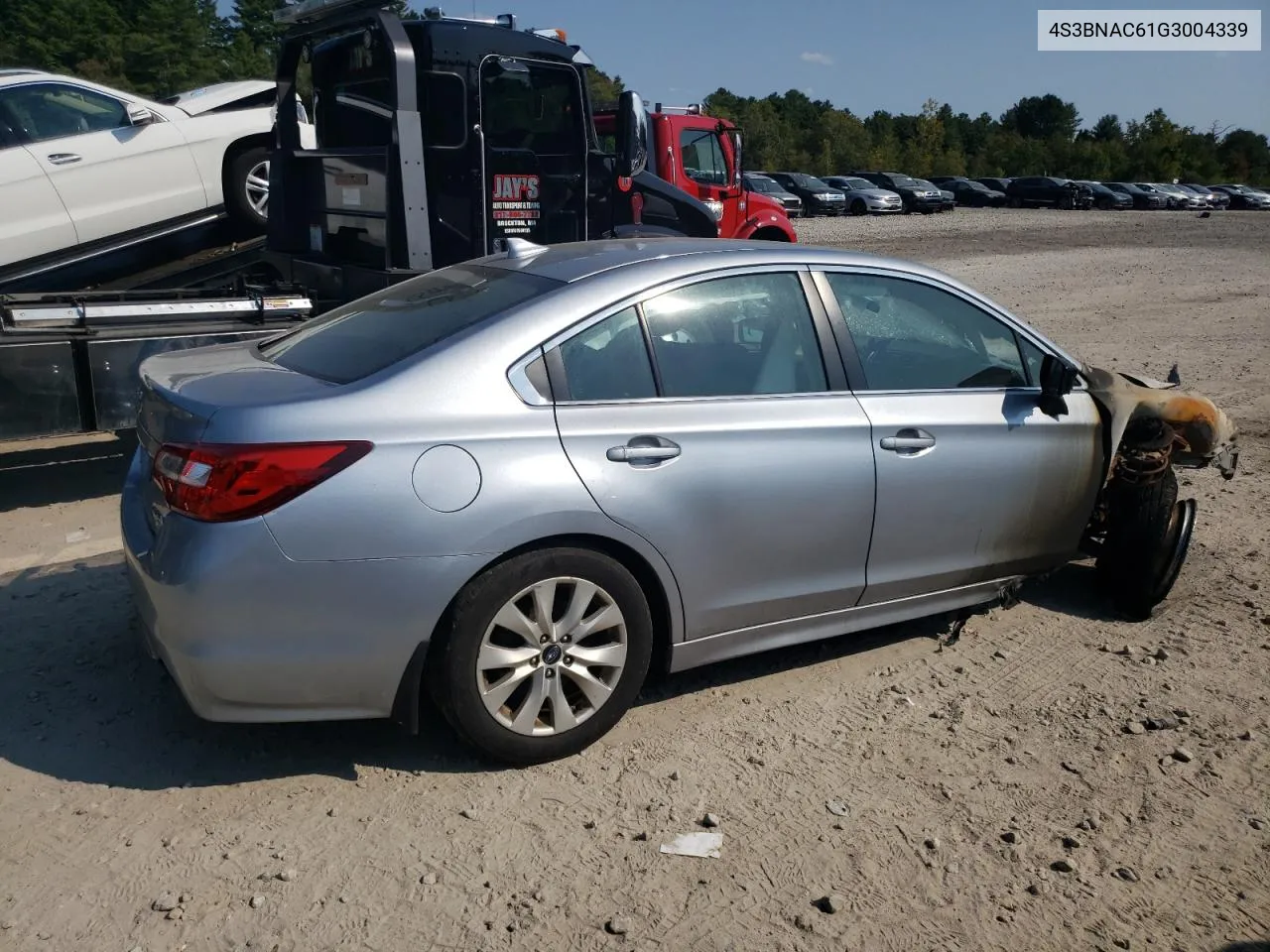 2016 Subaru Legacy 2.5I Premium VIN: 4S3BNAC61G3004339 Lot: 71008394