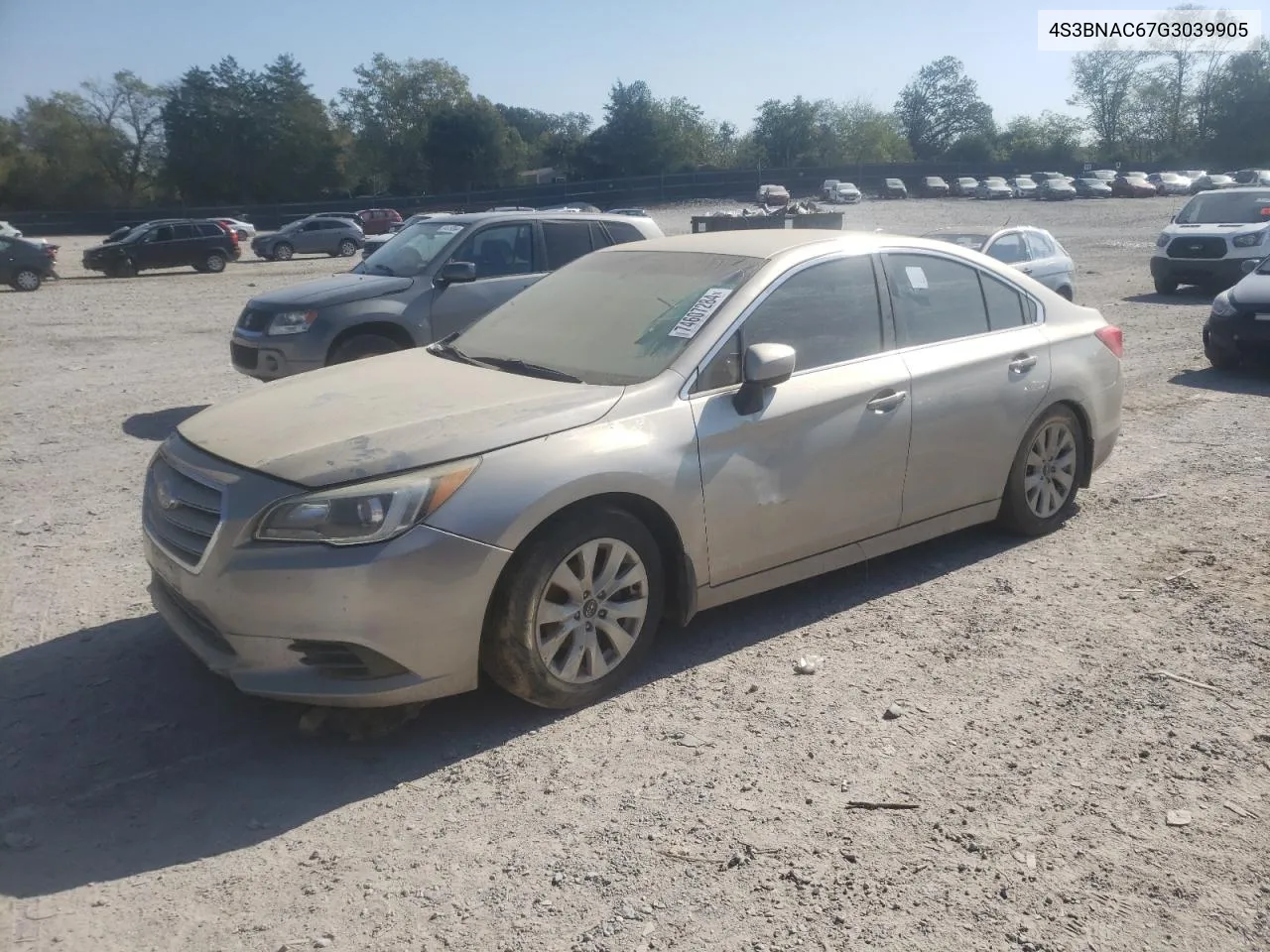 2016 Subaru Legacy 2.5I Premium VIN: 4S3BNAC67G3039905 Lot: 74607284