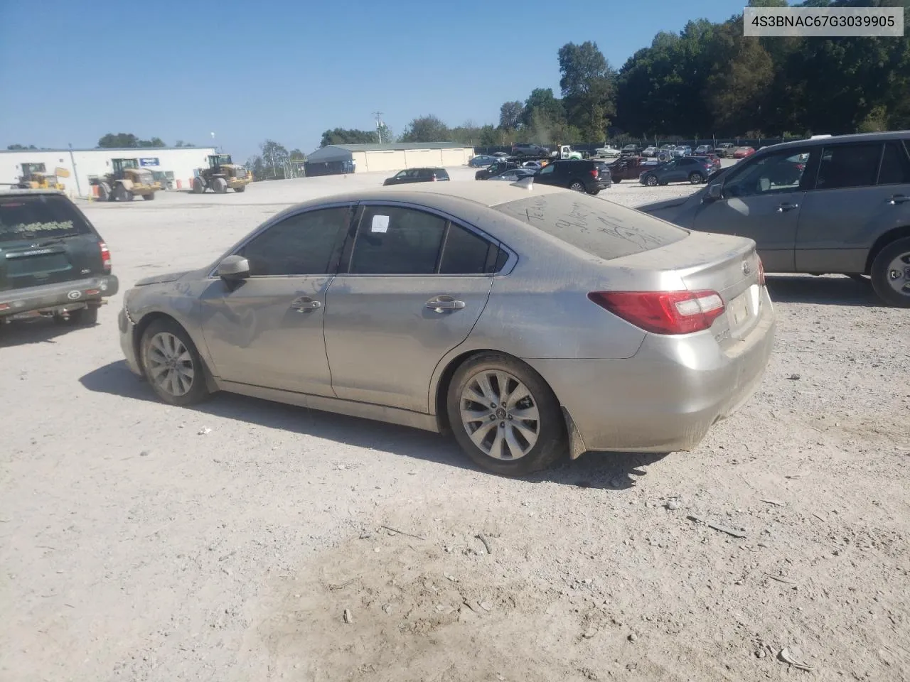 2016 Subaru Legacy 2.5I Premium VIN: 4S3BNAC67G3039905 Lot: 74607284