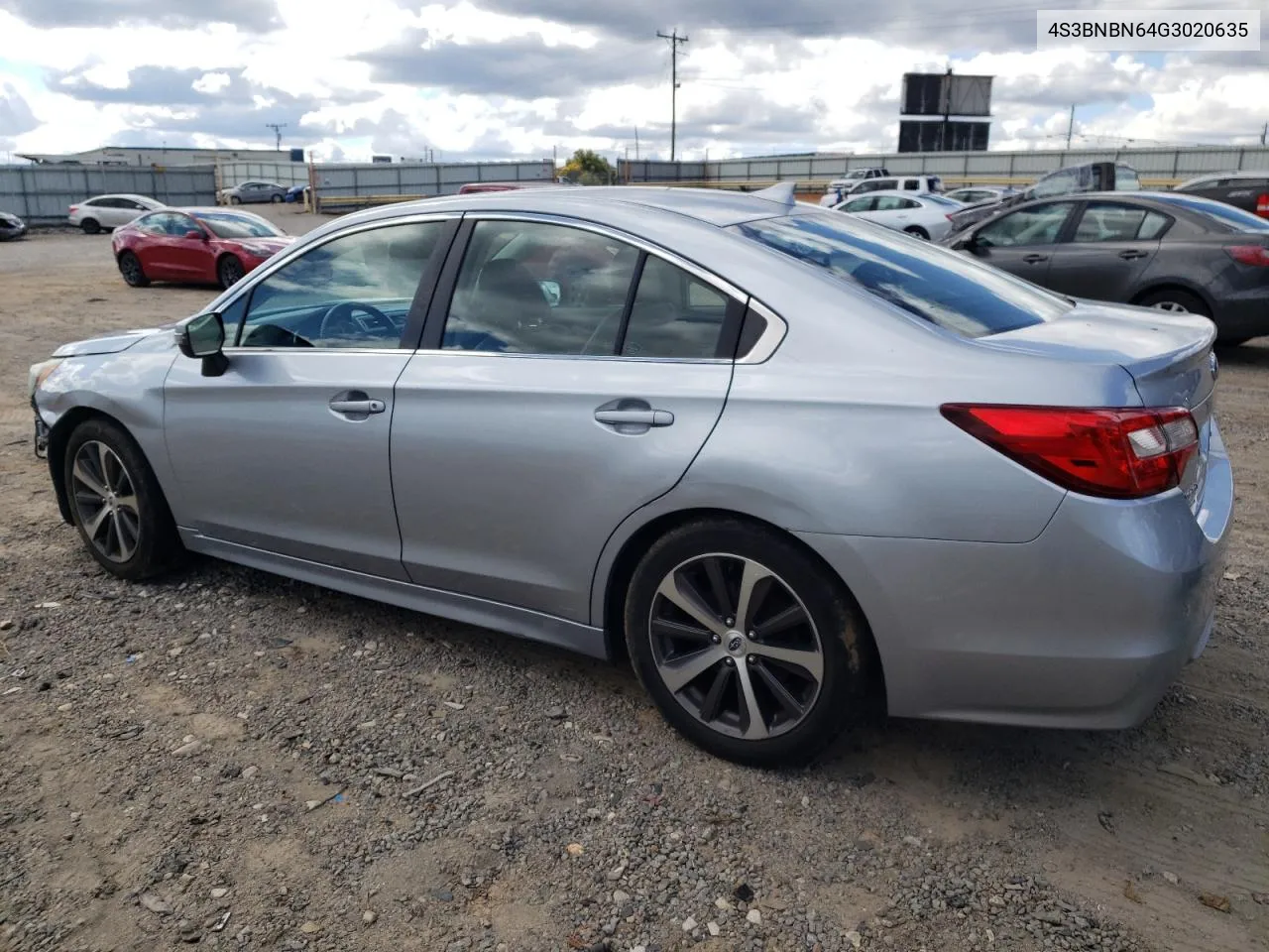 2016 Subaru Legacy 2.5I Limited VIN: 4S3BNBN64G3020635 Lot: 74792904