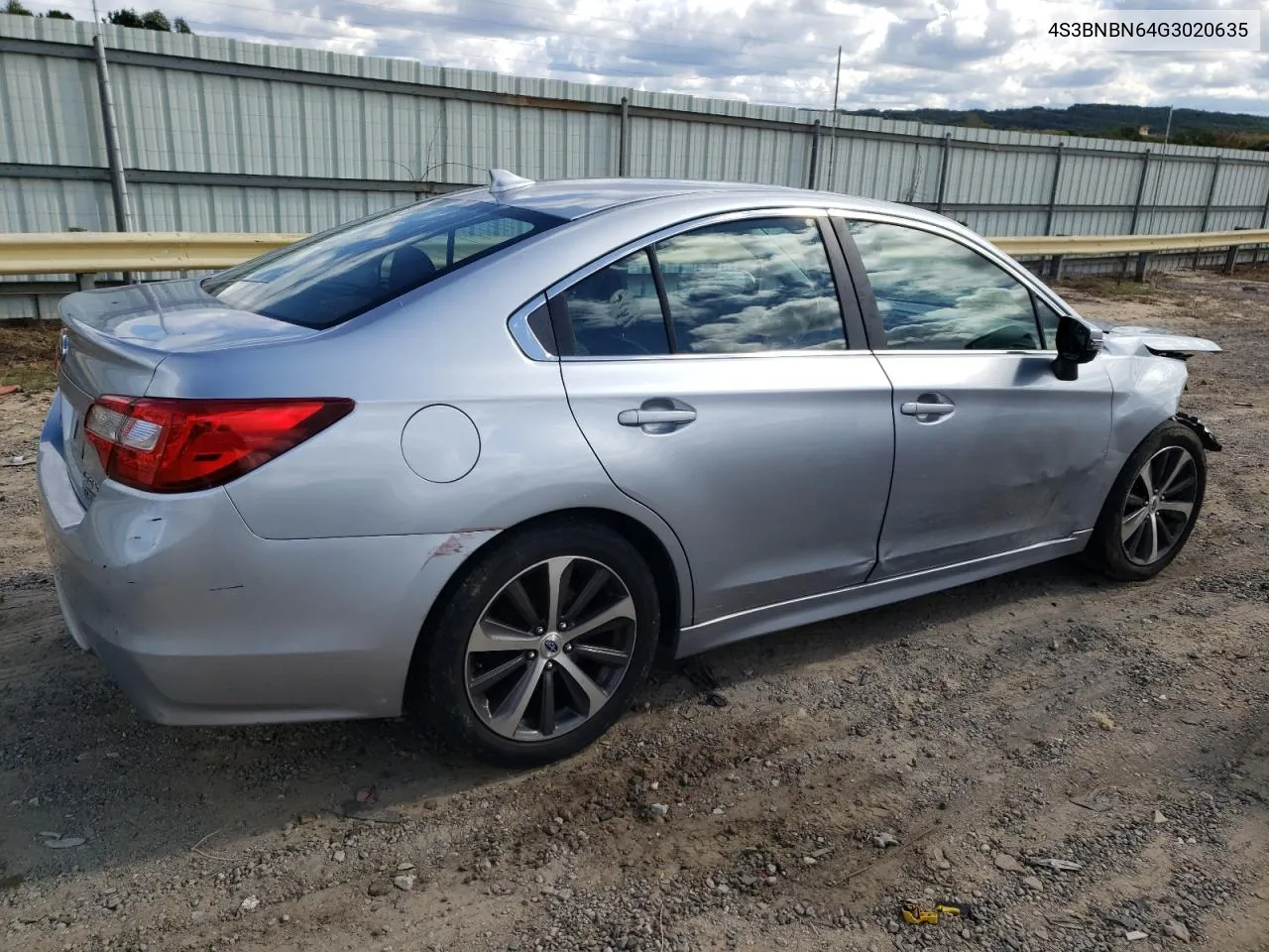 2016 Subaru Legacy 2.5I Limited VIN: 4S3BNBN64G3020635 Lot: 74792904