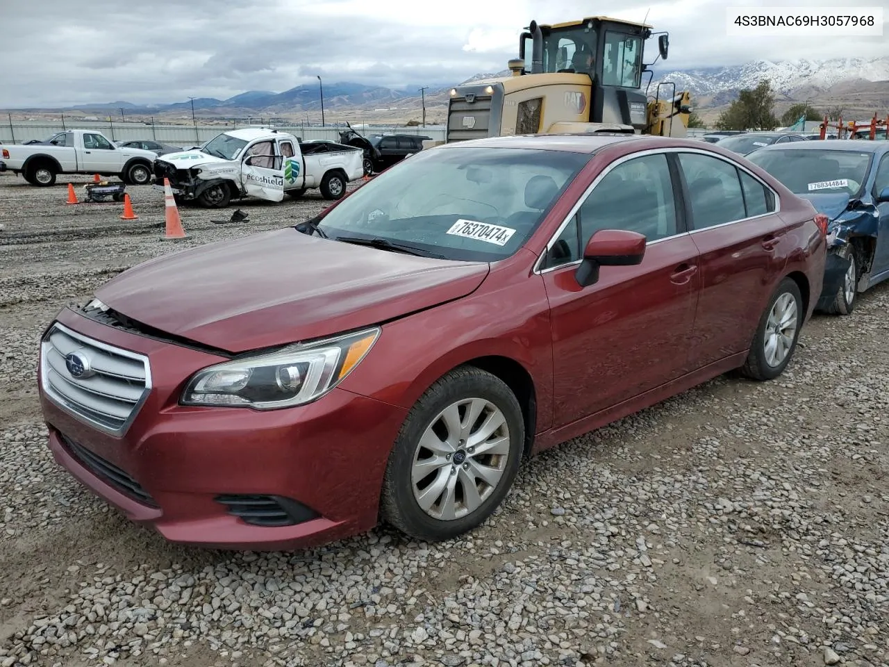 2016 Subaru Legacy 2.5I Premium VIN: 4S3BNAC69H3057968 Lot: 76370474