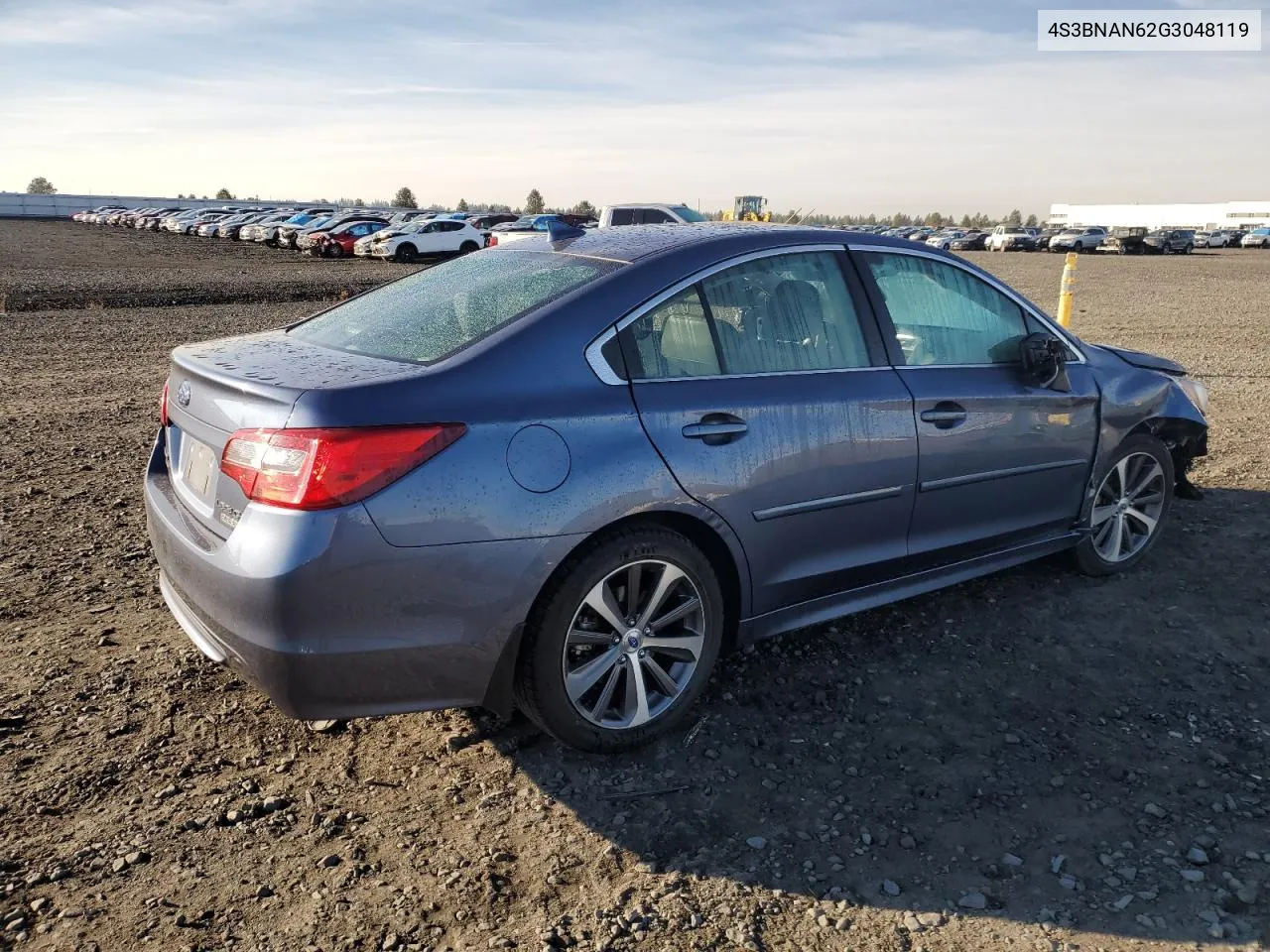 2016 Subaru Legacy 2.5I Limited VIN: 4S3BNAN62G3048119 Lot: 78307604