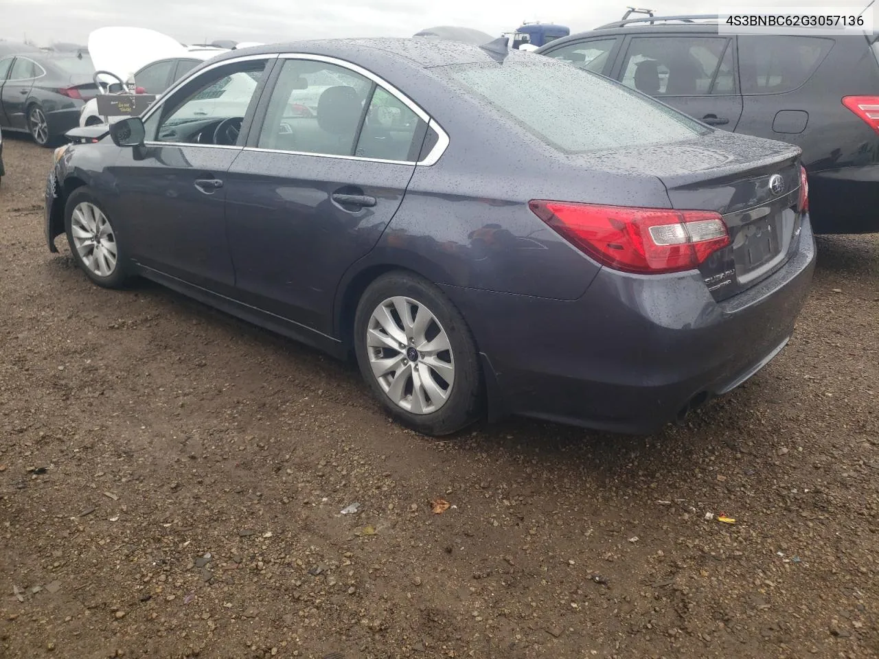 2016 Subaru Legacy 2.5I Premium VIN: 4S3BNBC62G3057136 Lot: 78709314