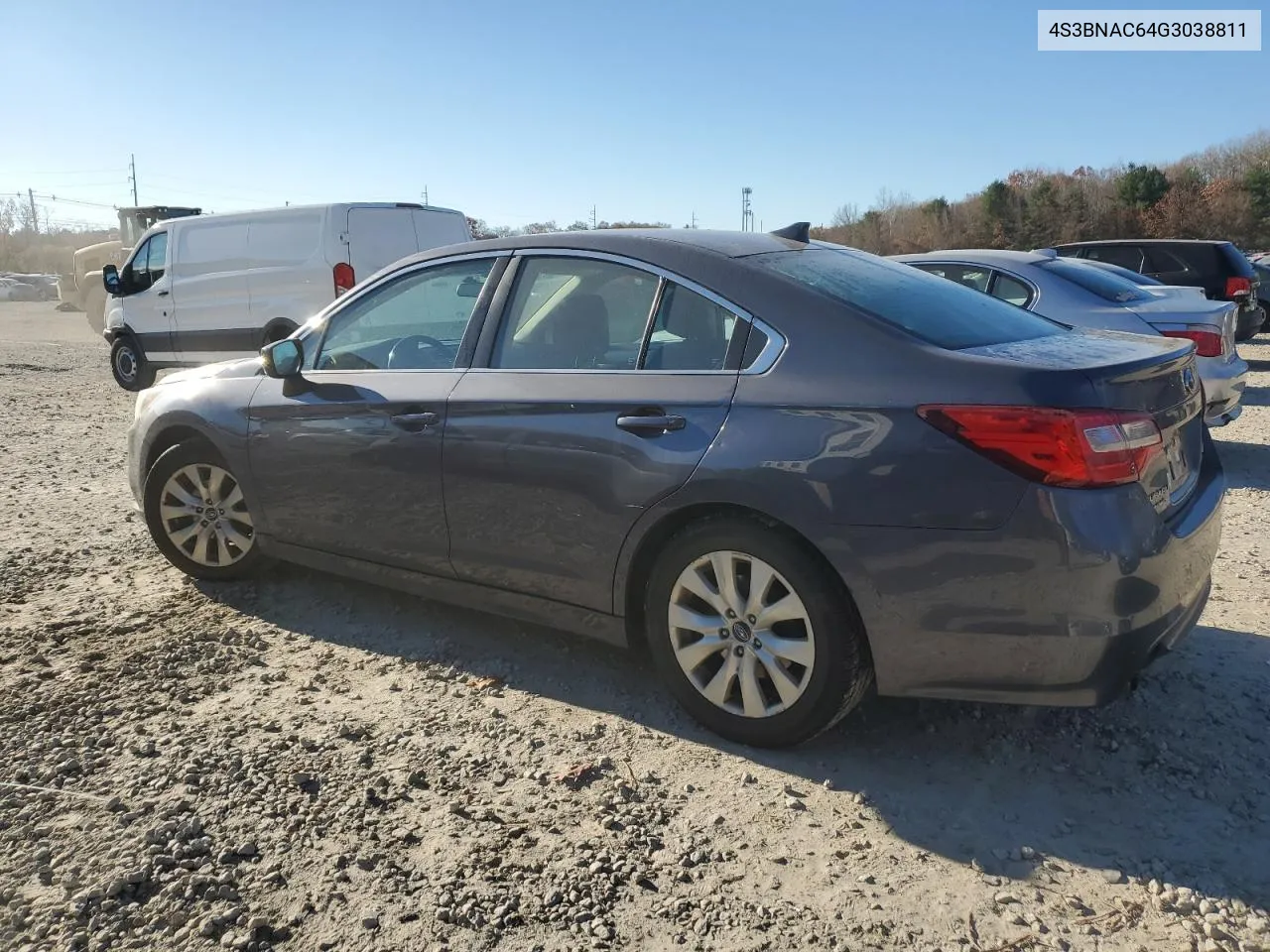 2016 Subaru Legacy 2.5I Premium VIN: 4S3BNAC64G3038811 Lot: 78722984