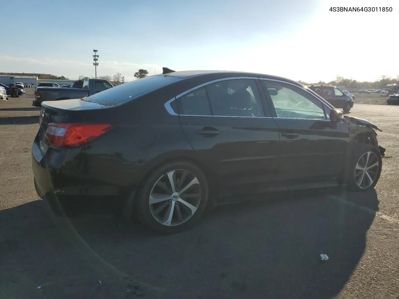 2016 Subaru Legacy 2.5I Limited VIN: 4S3BNAN64G3011850 Lot: 78937474