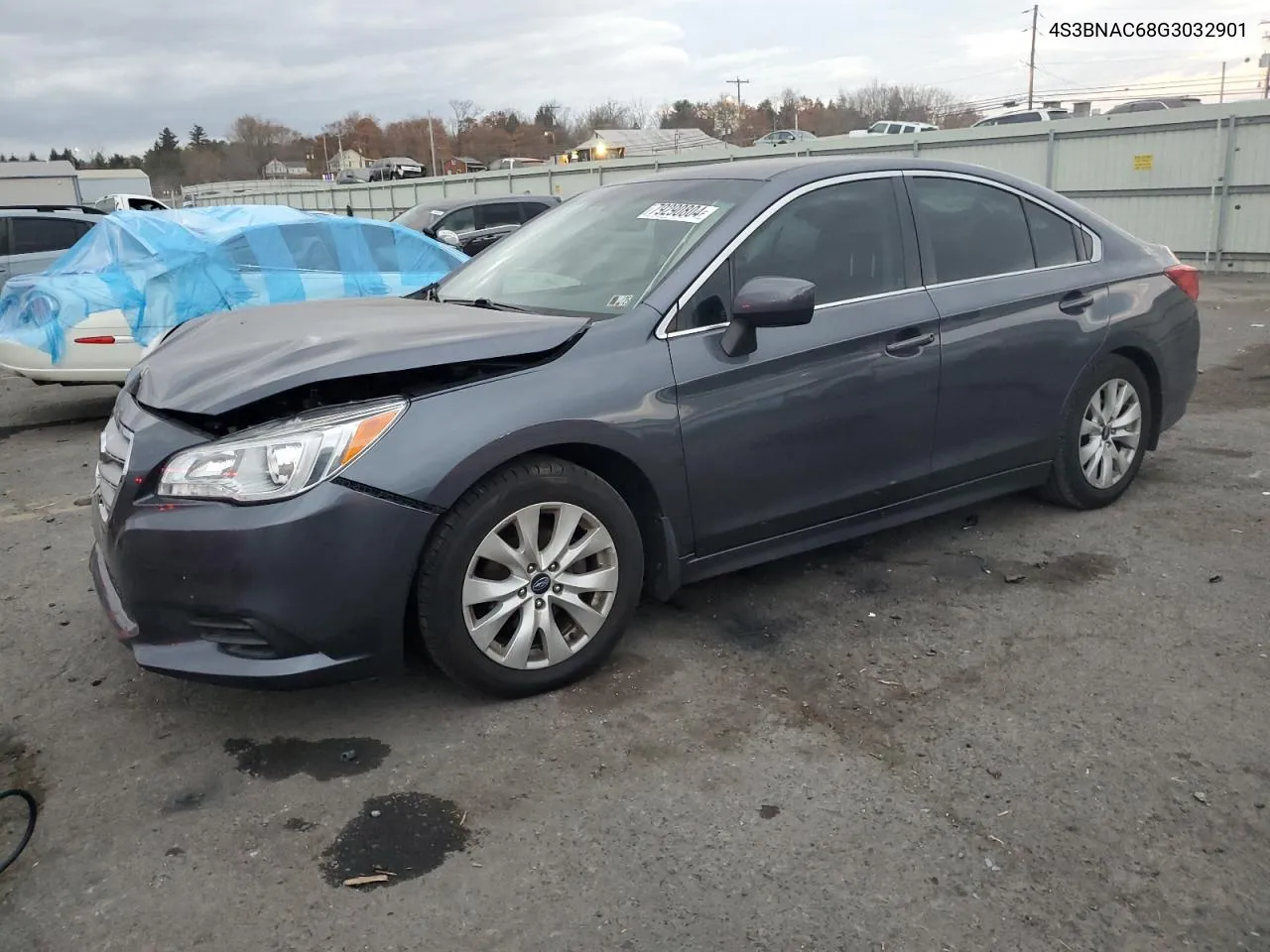 2016 Subaru Legacy 2.5I Premium VIN: 4S3BNAC68G3032901 Lot: 79290804