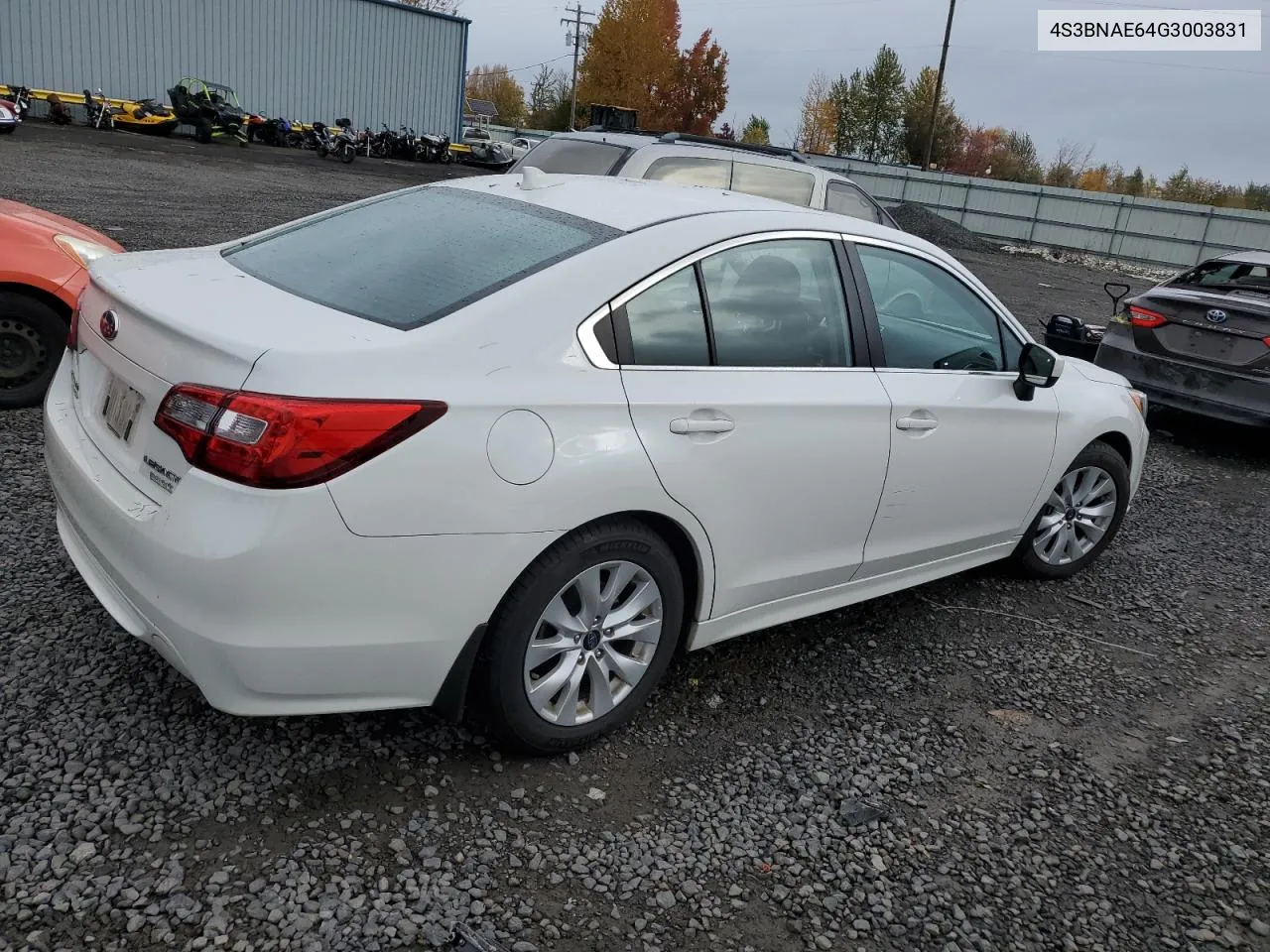 2016 Subaru Legacy 2.5I Premium VIN: 4S3BNAE64G3003831 Lot: 79399354